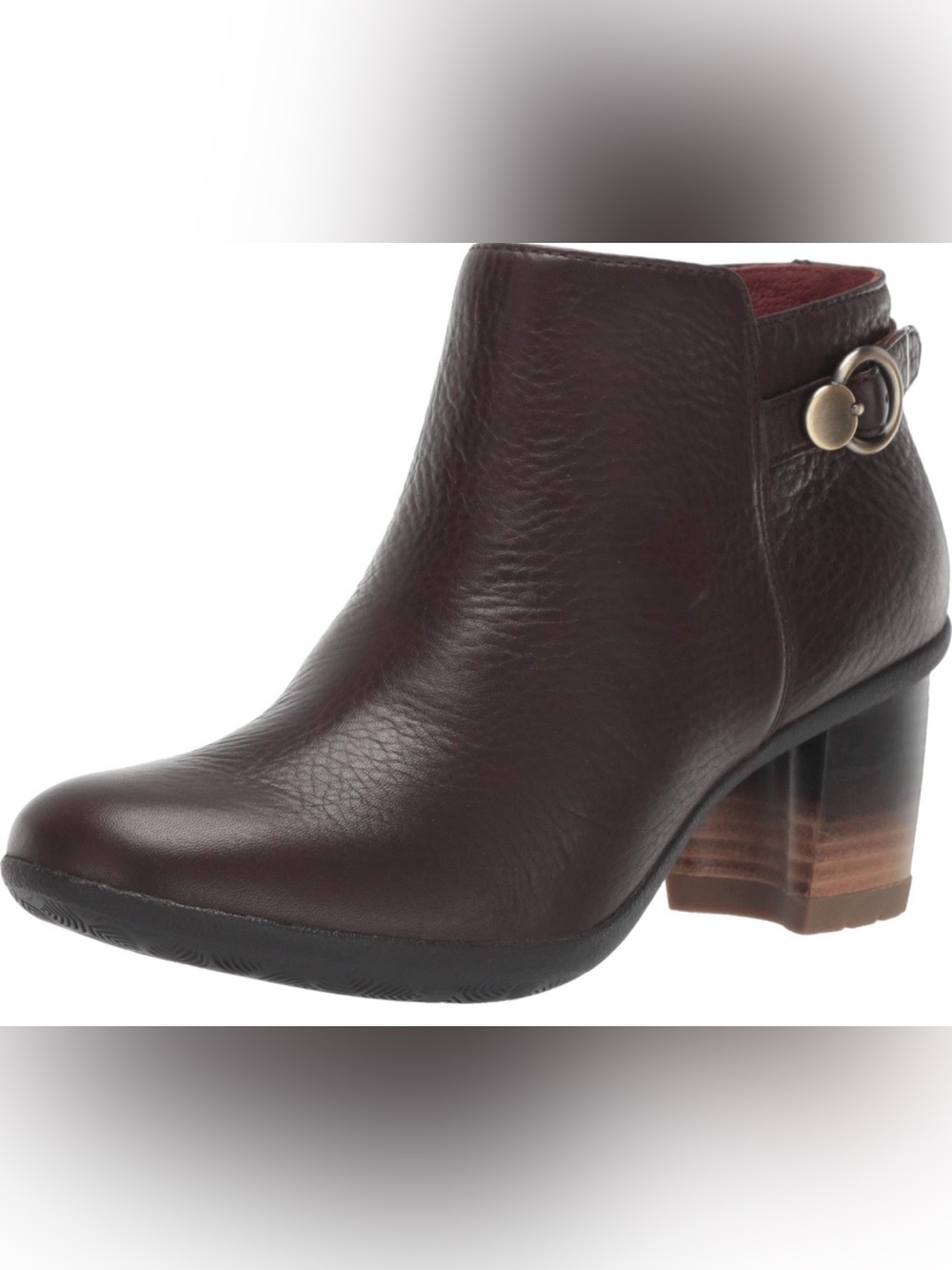 Dansko Perry Leather Ankle Boot in chocolate brown size 39